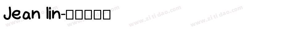 Jean lin字体转换